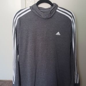 Grey adidas hoodie